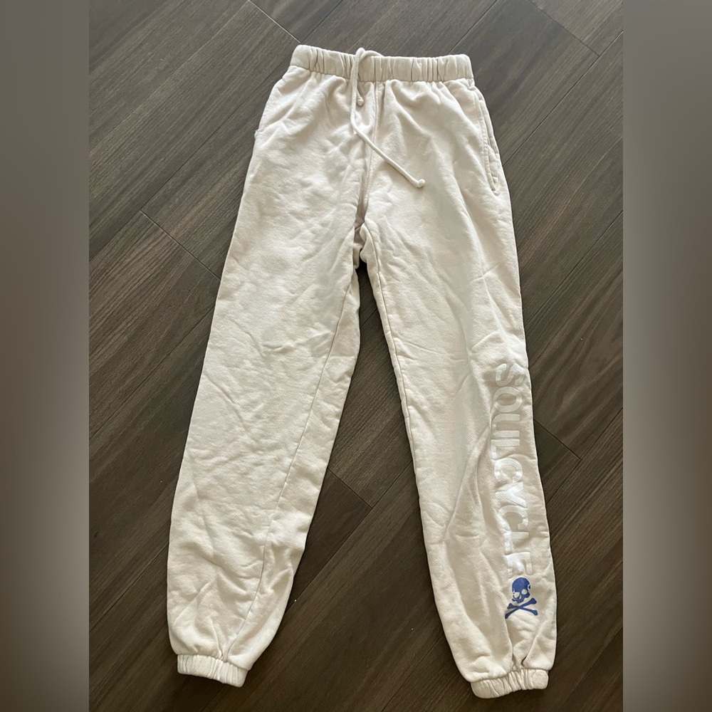 Beige SoulCycle Sweatpants